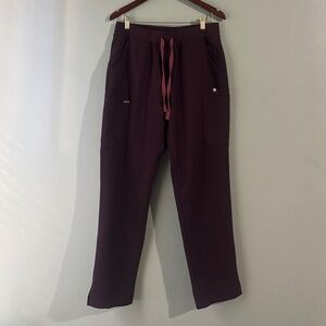 Figs women's Espresso Yola Skinny Scrub Pants 2.0 - L